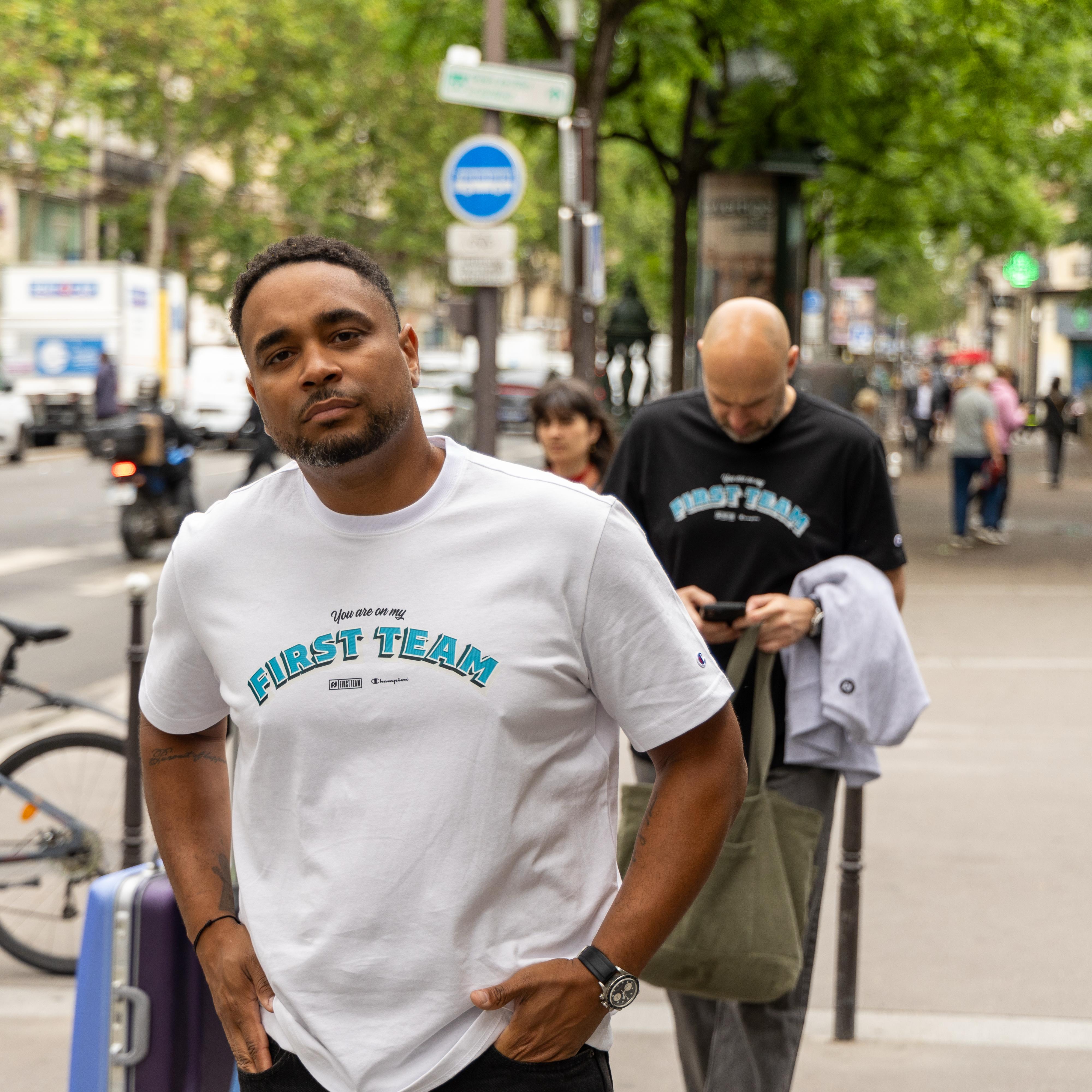 First Team × Champion — look 2